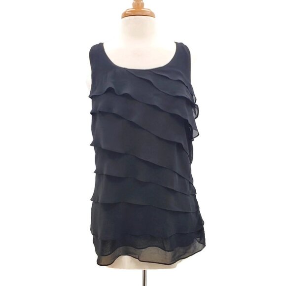 Twenty One Womens Sleeveless Layered Blouse Medium - Picture 1 of 8